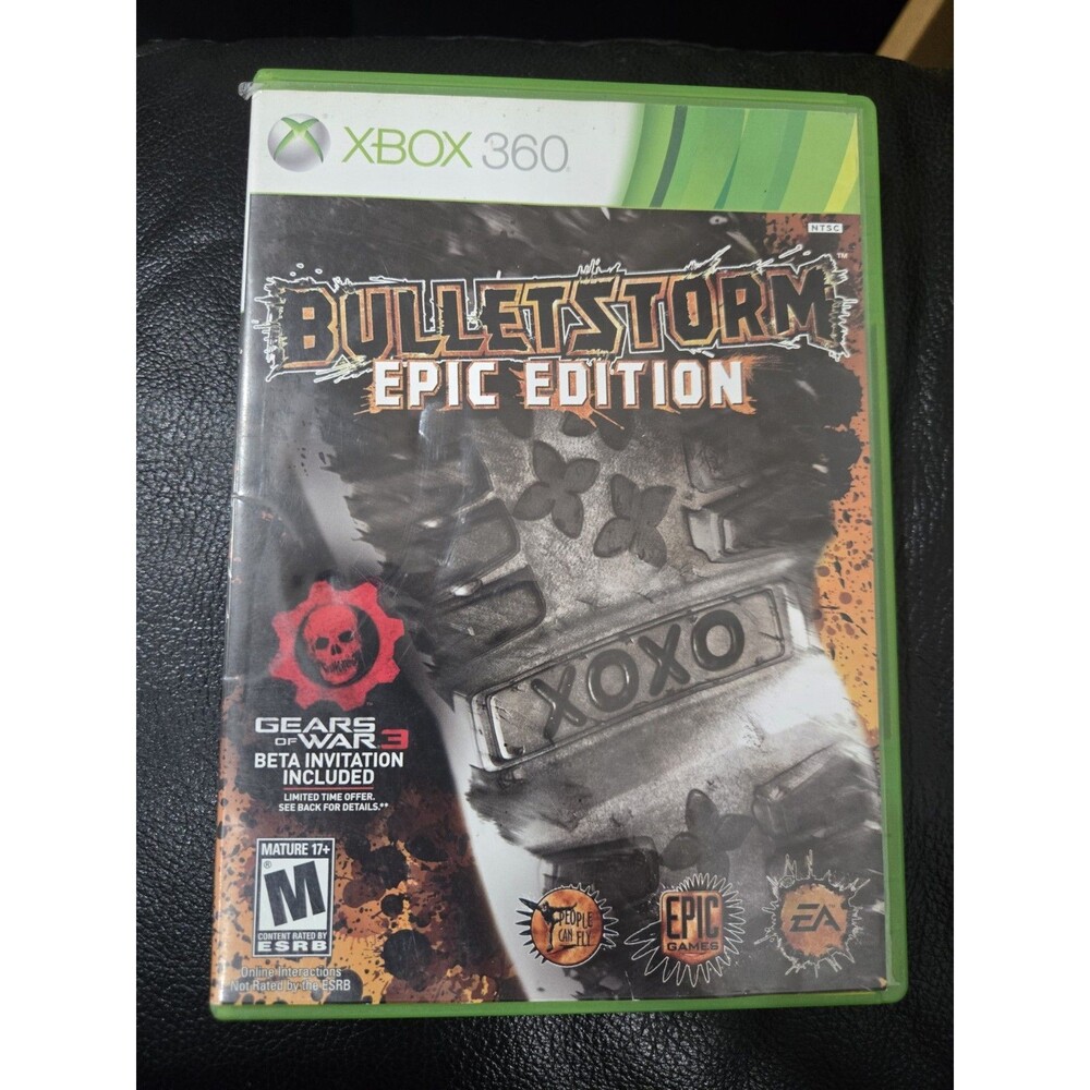 Microsoft Xbox 360 Bulletstorm Epic Edition Video Game Tested and Works